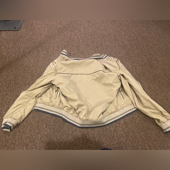 EUC! Men’s L Enzo Tovare Reversible Lightweight Jacket Windbreaker Brown Navy - Picture 5 of 6